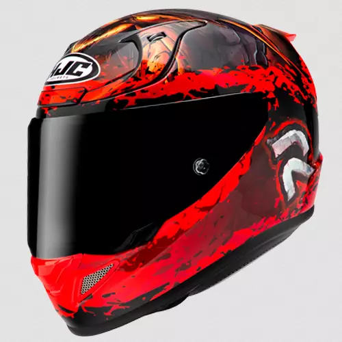 HJC Kypärä RPHA 12 Diablo Blizzard, punainen - Umpikypärät - 630-25901 - 1