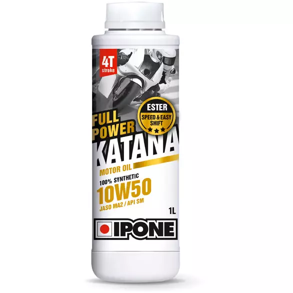Ipone Full Power Katana 10W50 100% synt. - 4-T Moottoriöljyt - 55-126-001 - 1