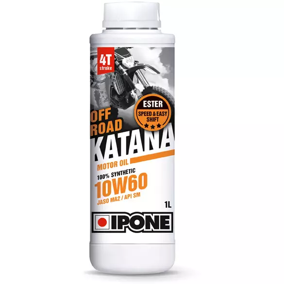 Ipone Katana Offroad 10W-60 1L - 4-T Moottoriöljyt - 55-194-001 - 1