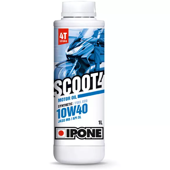 Ipone Scoot 4 10W-40 1L - 4-T Moottoriöljyt - 55-192-001 - 1