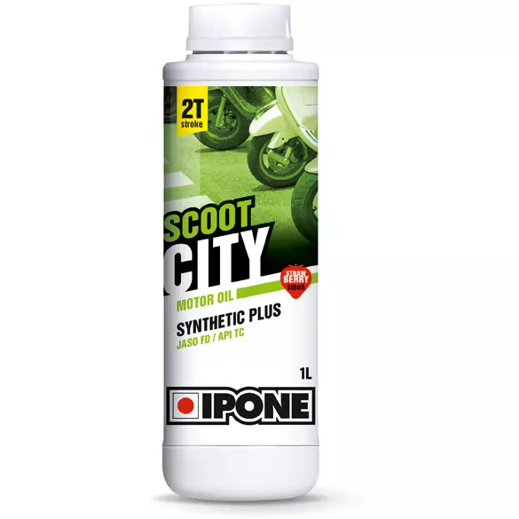 Ipone Scoot City strawberry smell 1L - 4-T Moottoriöljyt - 55-136-001 - 1