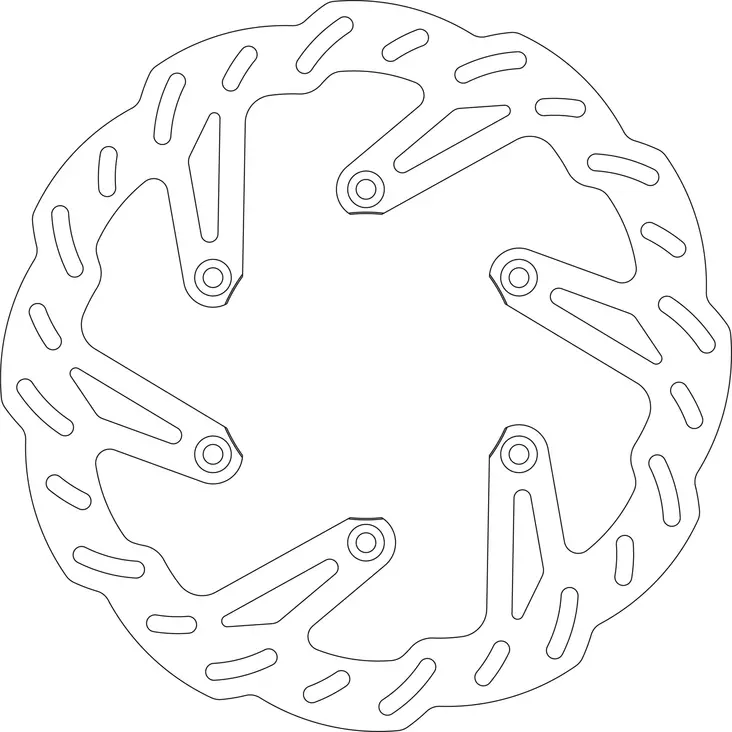 Jarrulevy GOLDFREN Etu GAS kaikki 97- - Crossipyörän jarrulevyt - 46-13-8301 - 1