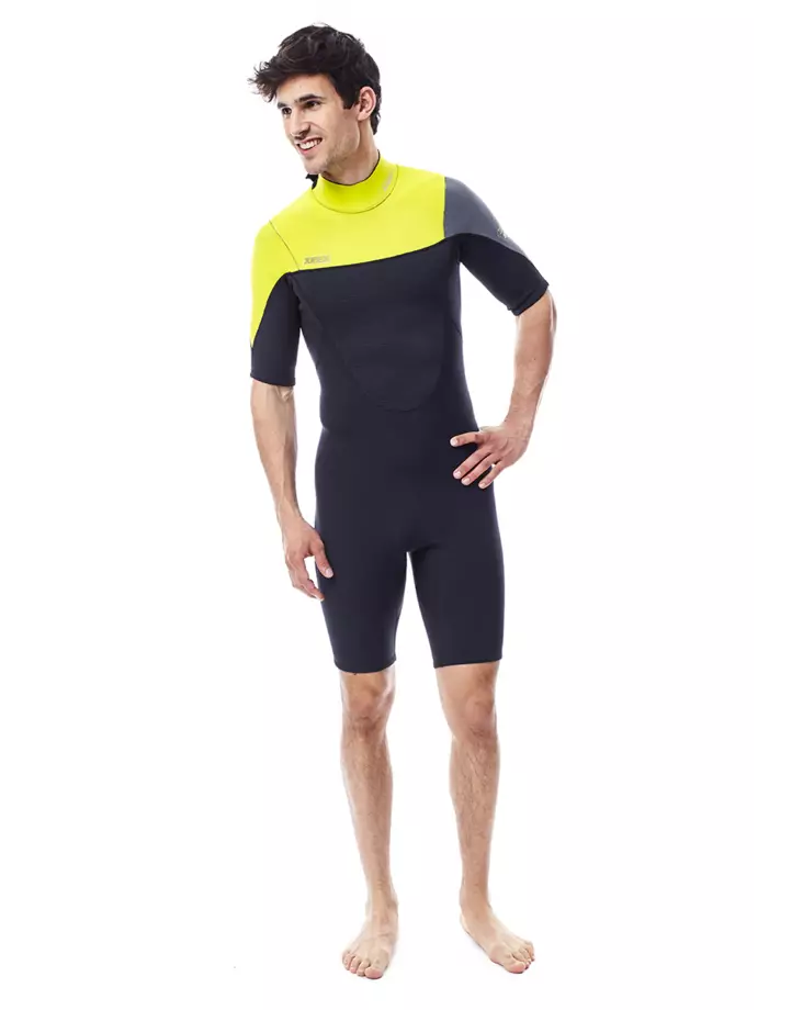 JOBE Perth Shorty 3/2mm miesten märkäpuku keltainen - Märkäpuvut - 130-2-303617151-1 - 1