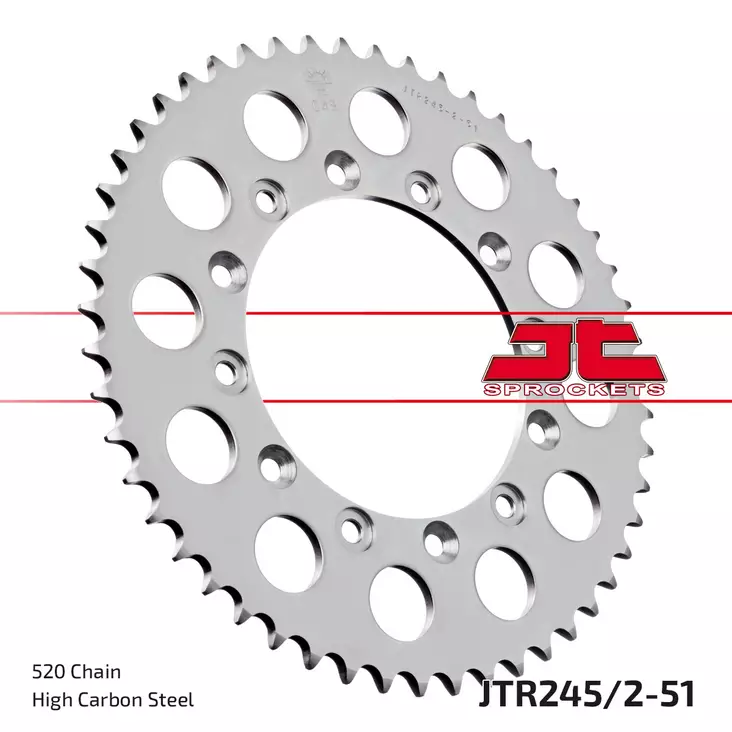 JT Takaratas JTR245/2.51 - Crossipyörän takarattaat - 274-R245-2-51 - 1