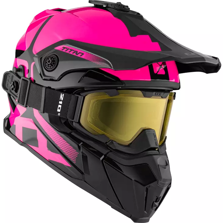 Kelkkakypärä CKX Titan, sisältää lasit, Polar Pink - Kelkkakypärät - 58-2201 - 1