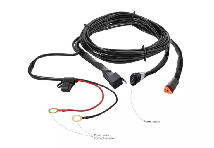 Kinwons Johtosarja DRL/3 Max 300W yhdelle valolle - Valaisimet ja työvalot - 109-89555-1 - 1