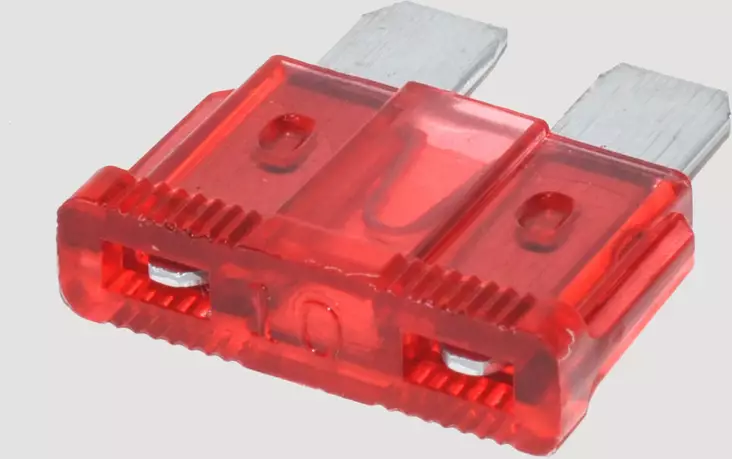 Laattasulake 10A Punainen 10kpl - Sulakkeet - 9-3-3811 - 1