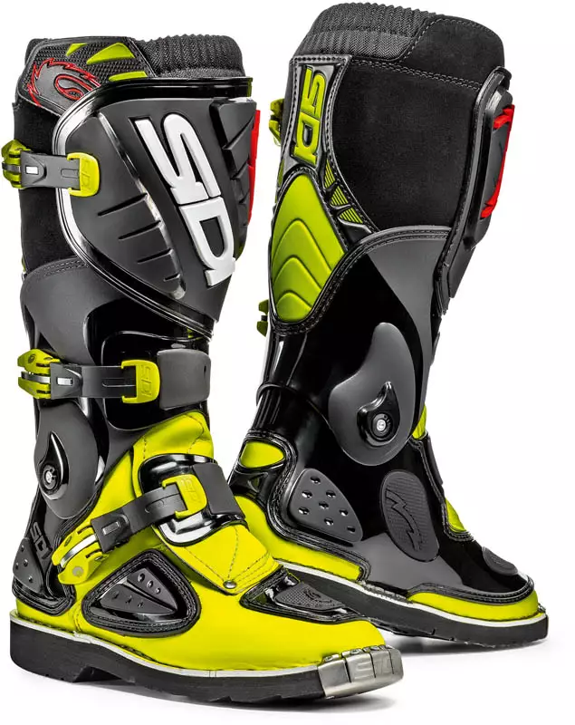 Lasten crossisaappaat SIDI Stinger, musta/keltainen - Lasten crossikengät - 655-5032-31 - 1