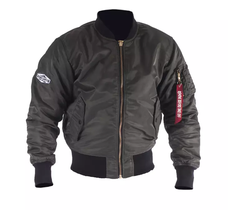 Miesten ajotakki Bolt Bomber Aramid Kevlar, vihreä - MP Ajotakit - 633-32472-1 - 1