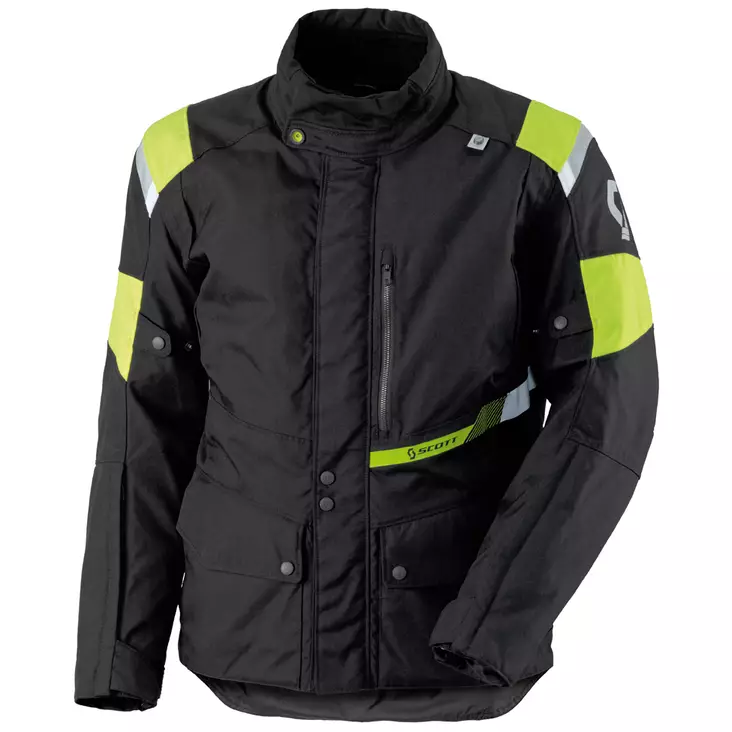 Miesten mp-takki Scott Turn Pro DP, musta/keltainen - MP Ajotakit - 622-6020-1 - 1