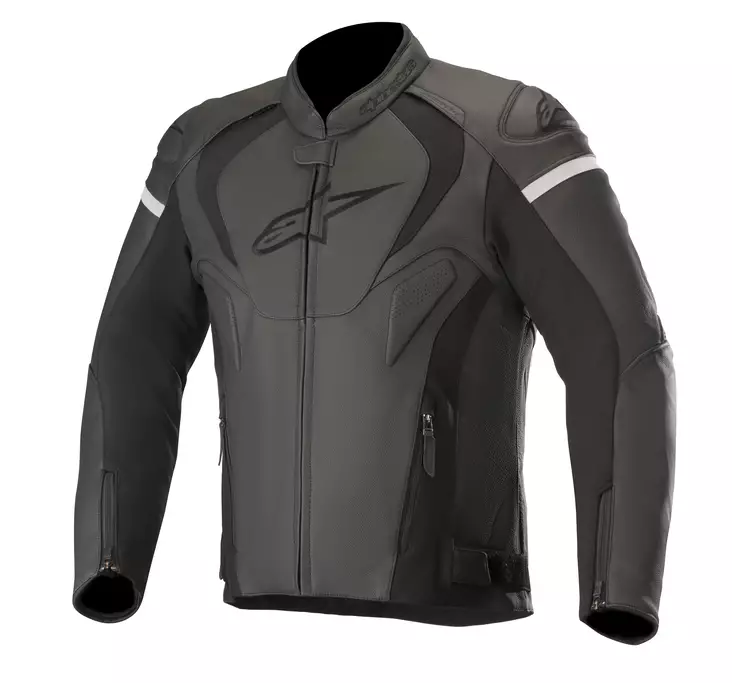 Miesten nahkatakki Alpinestars Jaws V3, musta - MP Nahkatakit - D260641 - 1
