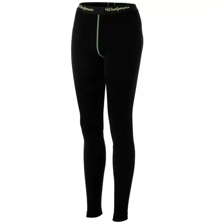 Miesten pitkät kalsarit Woolpower Long John Merino, musta - Alusasut ja kerrastot - 582-6341 - 1