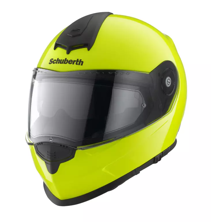 Moottoripyöräkypärä Schuberth S2, neonkeltainen - Umpikypärät - 51-1222-1 - 1