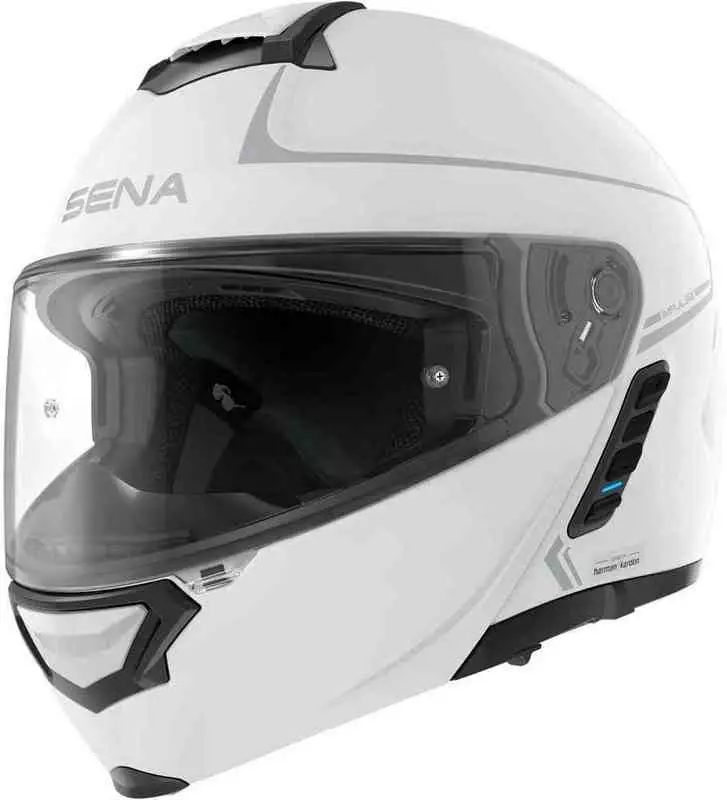 Moottoripyöräkypärä Sena Impulse, valkoinen - Avattavat- ja avokypärät - 298-3-23002-1 - 1