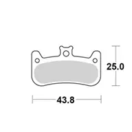 Motomaster Brake pad bicycle Organic: Fo - Polkupyörän jarrupalat - 235-734241 - 1