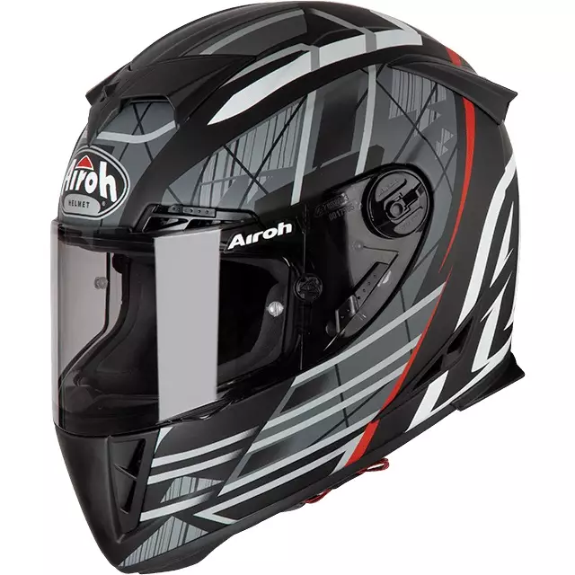 MP-kypärä Airoh GP 500 Drift, mattamusta - Umpikypärät - 57-1951-1 - 1