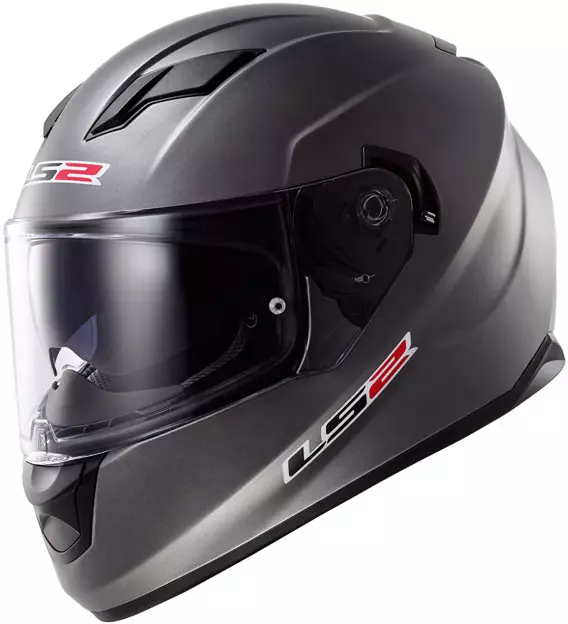 MP-kypärä LS2 FF320 Stream, matta titanium - Umpikypärät - 636-5012-1 - 1