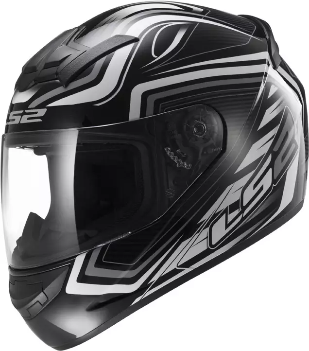 MP-kypärä LS2 FF352 Rookie Ranger, musta/valkoinen - Umpikypärät - 636-6030-1 - 1