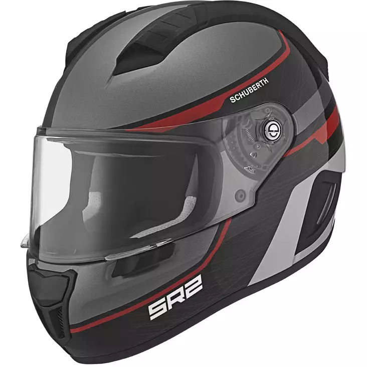 MP-Kypärä Schuberth SR2 Lightning, punainen - Umpikypärät - 51-1635-1 - 1
