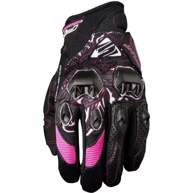 Naisten ajohanskat Five Stunt Evo Replica, pinkki - MP Ajohanskat - 661-5024-1 - 1