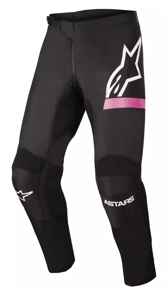 Naisten crossihousut Alpinestars Fluid Chaser, musta/pinkki - Crossihousut - D396481 - 1