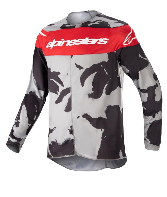Nuorten crossipaita Alpinestars Racer Tactical, punainen/camo - Lasten crossipaidat - D438051 - 2
