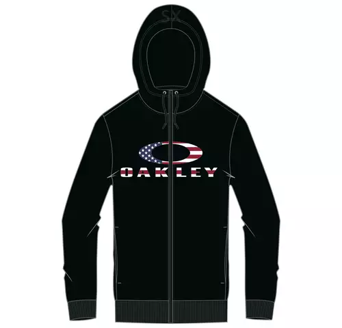Oakley Paita Bark FZ musta/usa - Paidat ja hupparit - 673-2106-1 - 1