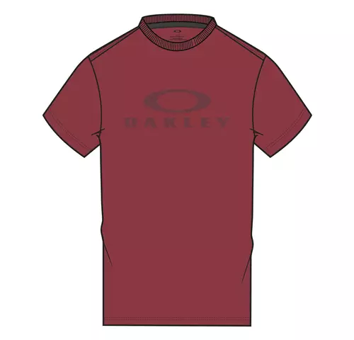 Oakley T-Paita O Bark punainen - T-paidat - 673-2102-1 - 1