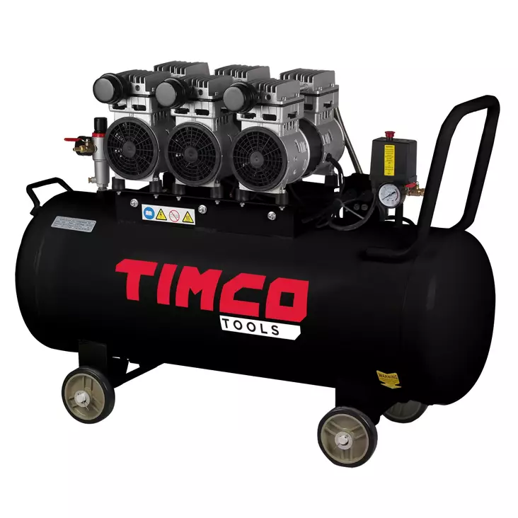 Öljytön kompressori Timco 3X1HP 100L  - Kompressorit - 103071161 - 1