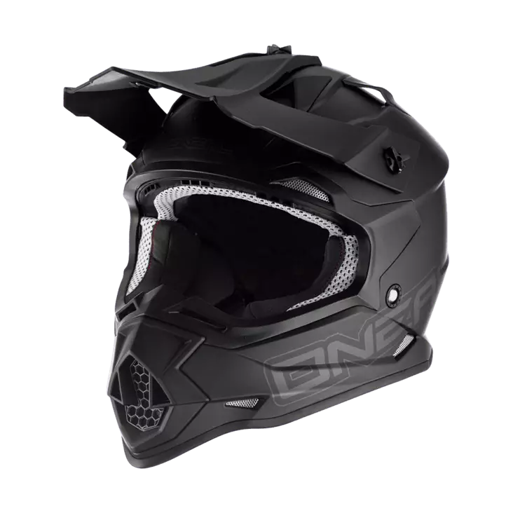 ONeal Helmet 2-serie Junior Matt Musta - Lasten crossikypärät - 637-21500-1 - 1