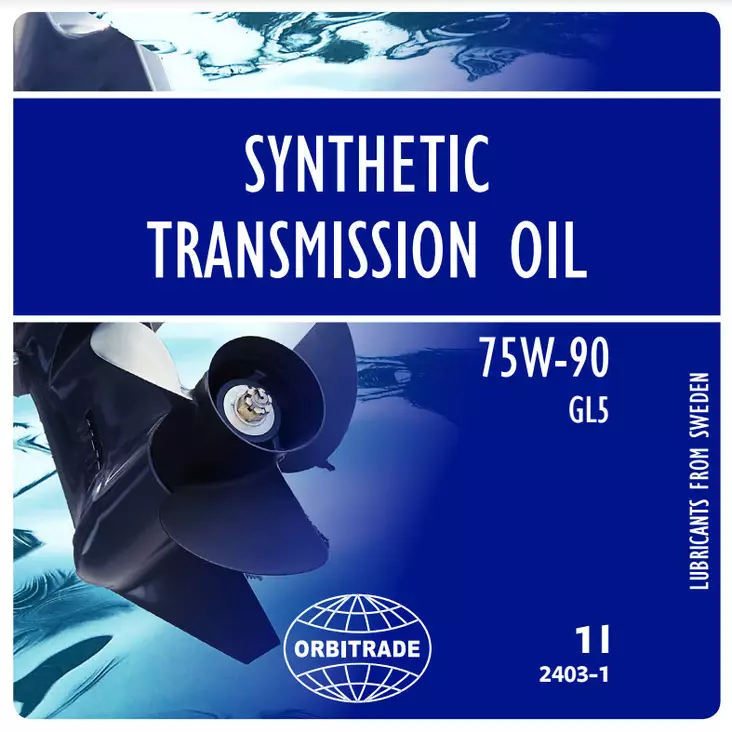 Orbitrade, Gearcase oil synthetic 75w90, 1L - Marineöljyt - 117-6-2403-1 - 1