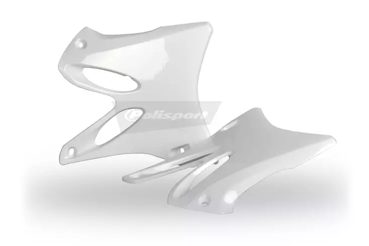 Polisport jäähdyttimen suojat Yamaha YZ125/250(02-14), Valkoinen - Crossipyörän jäähdyttäjän ritilät - 176-8426000001 - 1