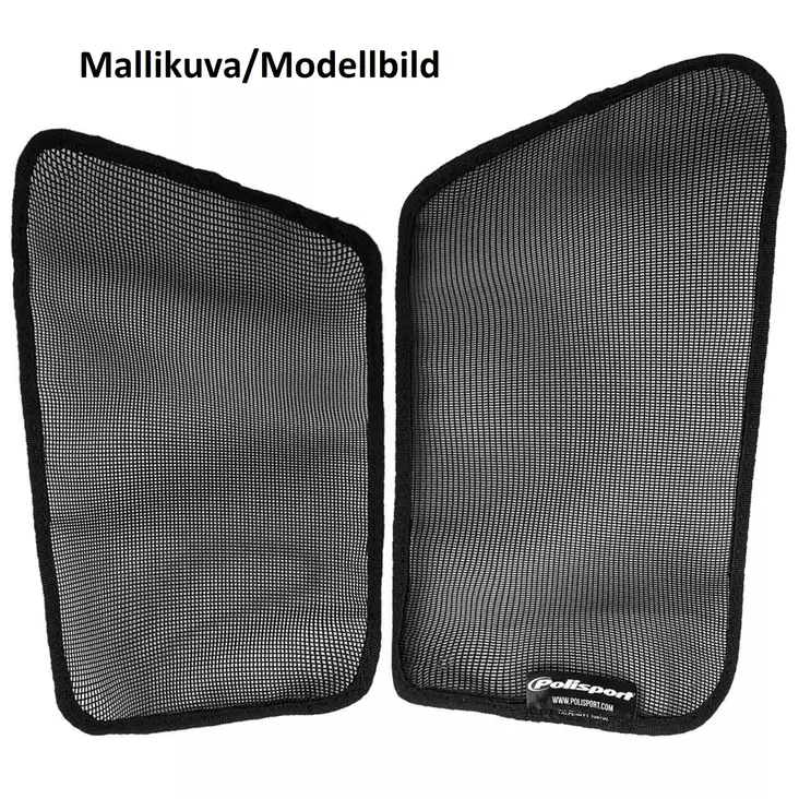 Polisport Mesh rad. louvers Beta RR 250/300 2ST350/400/450 4ST(13->) black - Crossipyörän jäähdyttäjän ritilät - 179-8448700001 - 1