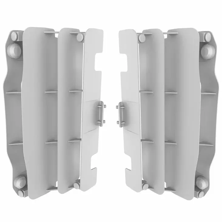 Polisport Radiator louvers YZ250 / 450 2006 White - Crossipyörän jäähdyttäjän ritilät - 179-8458000001 - 1