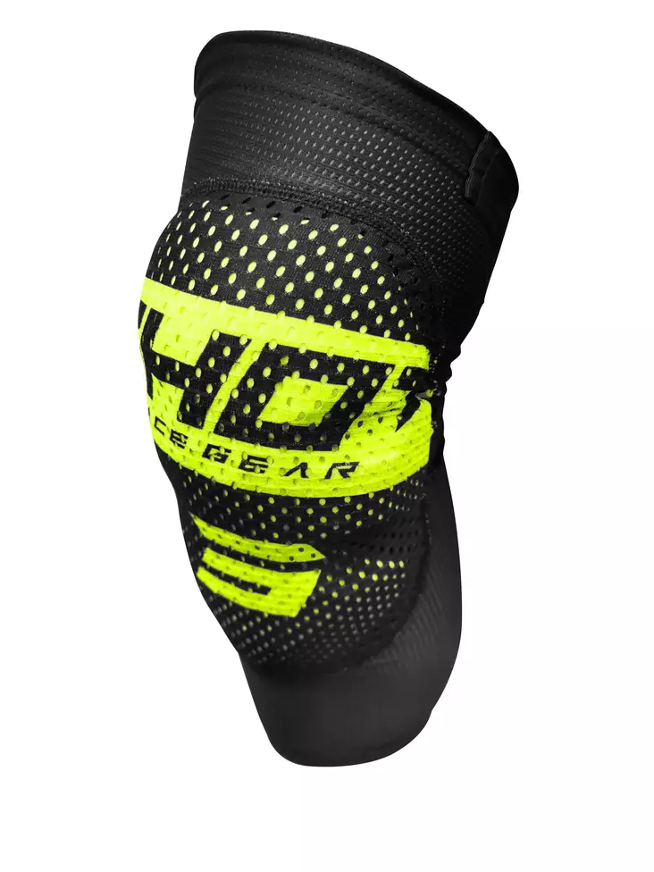 Lasten polvisuojat SHOT Airlight, musta/neonkeltainen - Polvi- ja kyynärsuojat - 614-2201 - 1