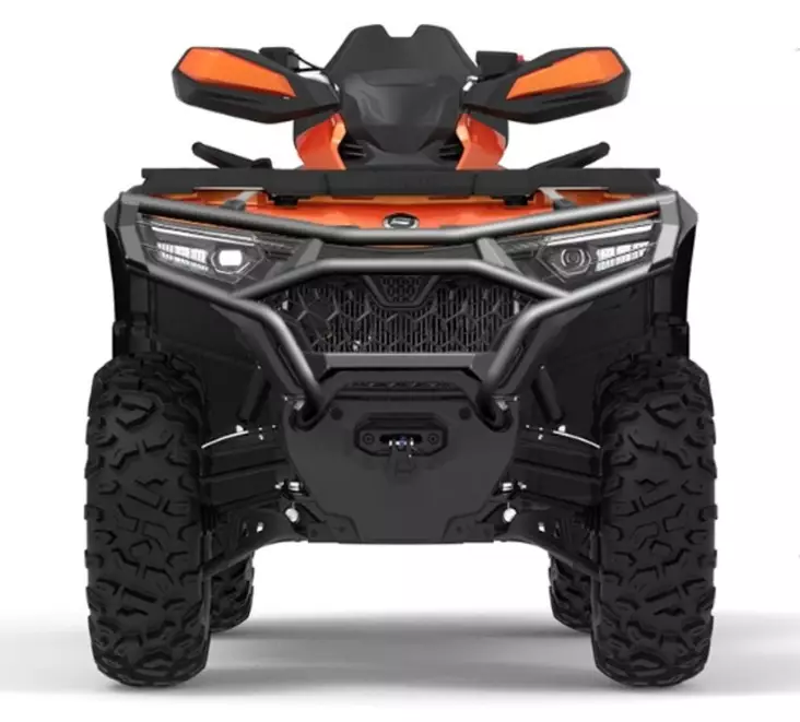Rival etupuskuri, teräs, CF Moto CForce 800XC 850 1000 G3 2024- - Mönkijän puskurit - 72-2444-8187-1 - 3