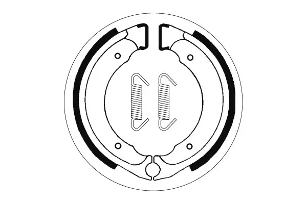 SBS Jarrukengät 2101 - Moottoripyörän jarrukengät - 23-2101 - 1