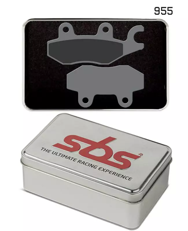 SBS Jarrupalat Dual Sinter 1 955DS-1 - Moottoripyörän jarrupalat - 23-955DS-1 - 1