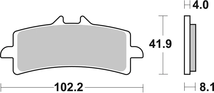 SBS Jarrupalat Dual Sinter 901DS-1 - Moottoripyörän jarrupalat - 23-901DS-1 - 1