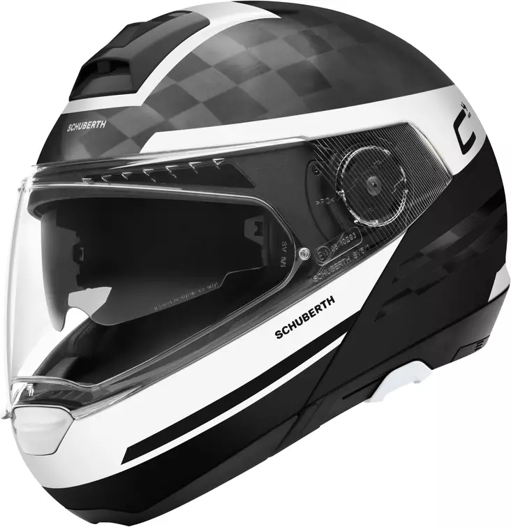 Schuberth C4 PRO CARBON Tempest Valkoinen - Avattavat- ja avokypärät - 51-1902-1 - 1