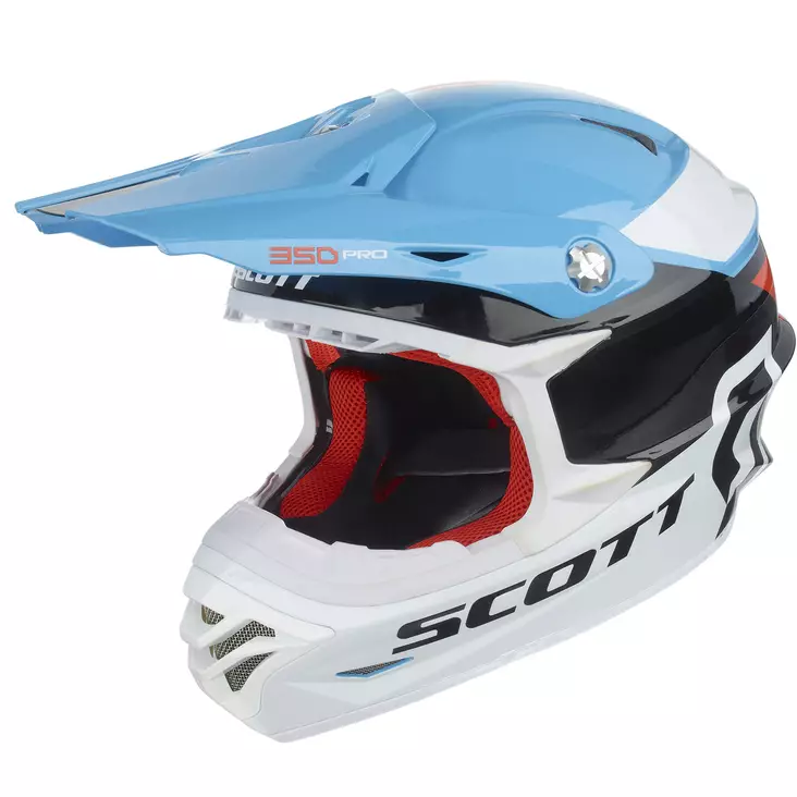 Scott 350 Pro Race ECE kypärä sin./oranssi - Crossikypärät - 620-6006-1 - 2