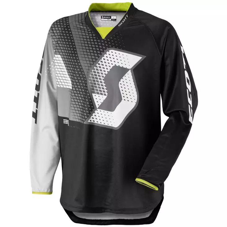 Scott ajopaita 350 Dirt musta/valk - Crossipaidat - 621-5105-1 - 1