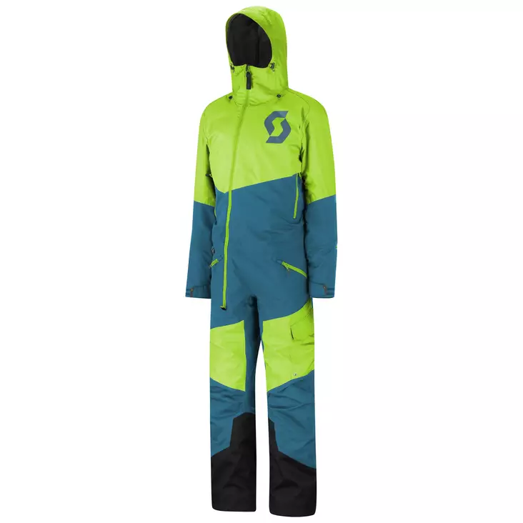 Scott Back-X Dryo kelkkahaalari, sininen/keltainen - Kelkkahaalarit - 623-2271-1 - 1