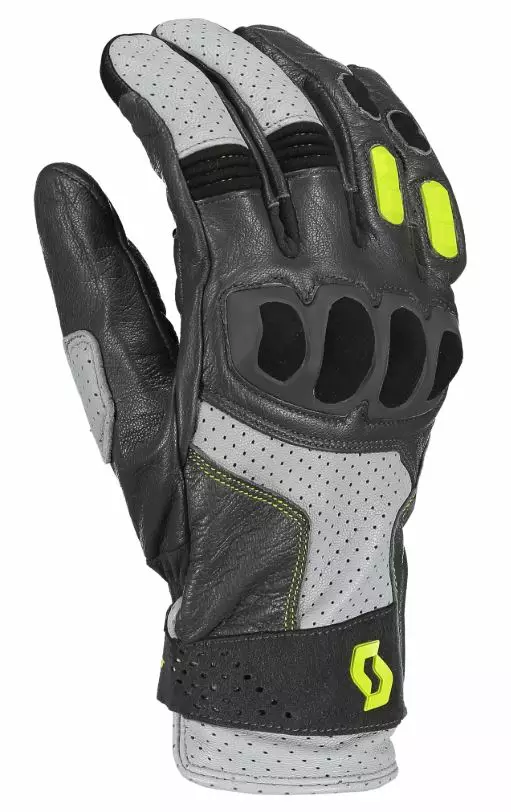 Scott Hanska Sport ADV dark harmaa/limenvihreä - Kelkkahanskat - 626-1921-1 - 1