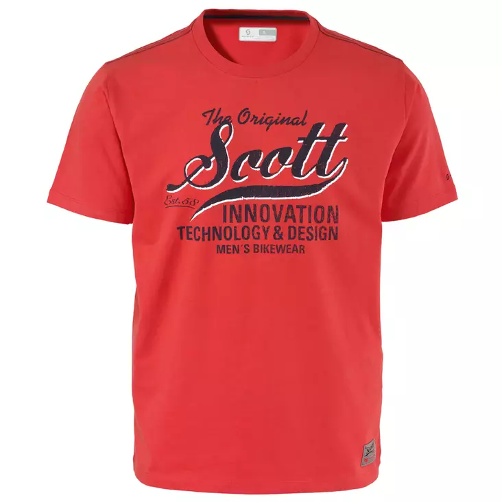 Scott t-shirt 20 Vintage S/SL red - T-paidat - 625-5452-1 - 1