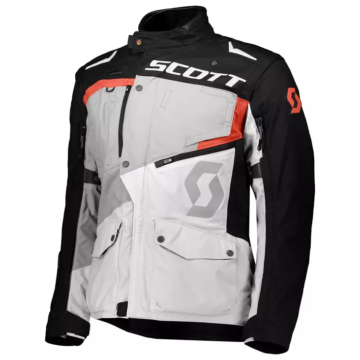 Scott Takki Dualraid DP titanium harmaa/oranssi - MP Ajotakit - 622-1900-1 - 1