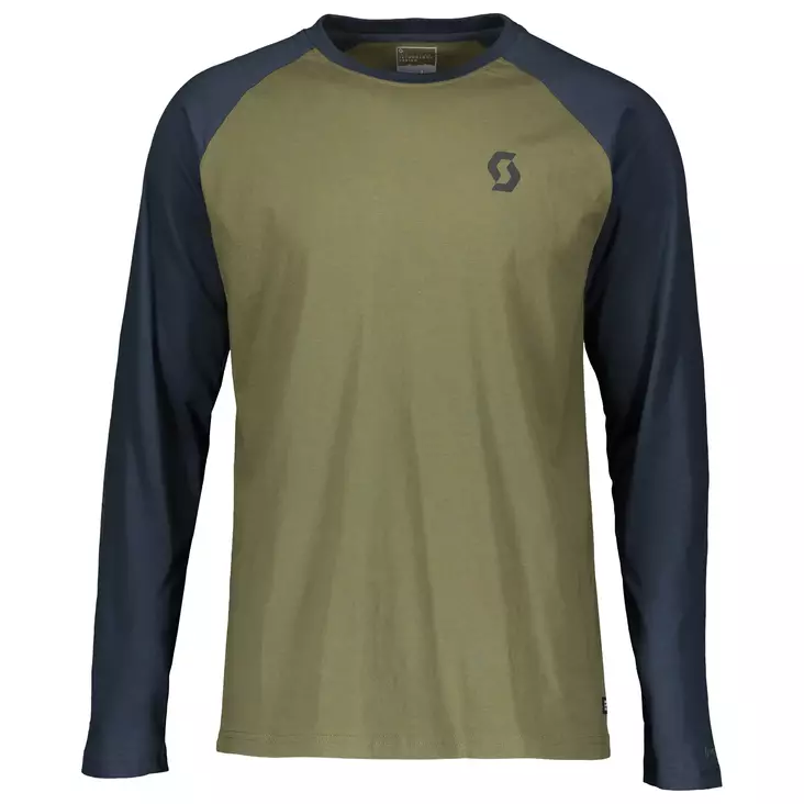 SCOTT Tee 10 Casual Raglan vihreä /t.sininen - T-paidat - 625-2030-1 - 1
