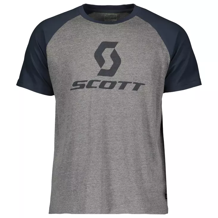 SCOTT Tee 10 Icon Raglan harmaa/t.sininen - T-paidat - 625-2024-1 - 1