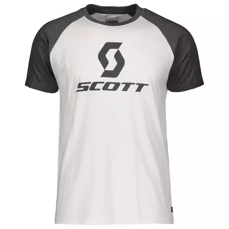 SCOTT Tee 10 Icon Raglan valkoinen/t.harmaa - T-paidat - 625-2021-1 - 1