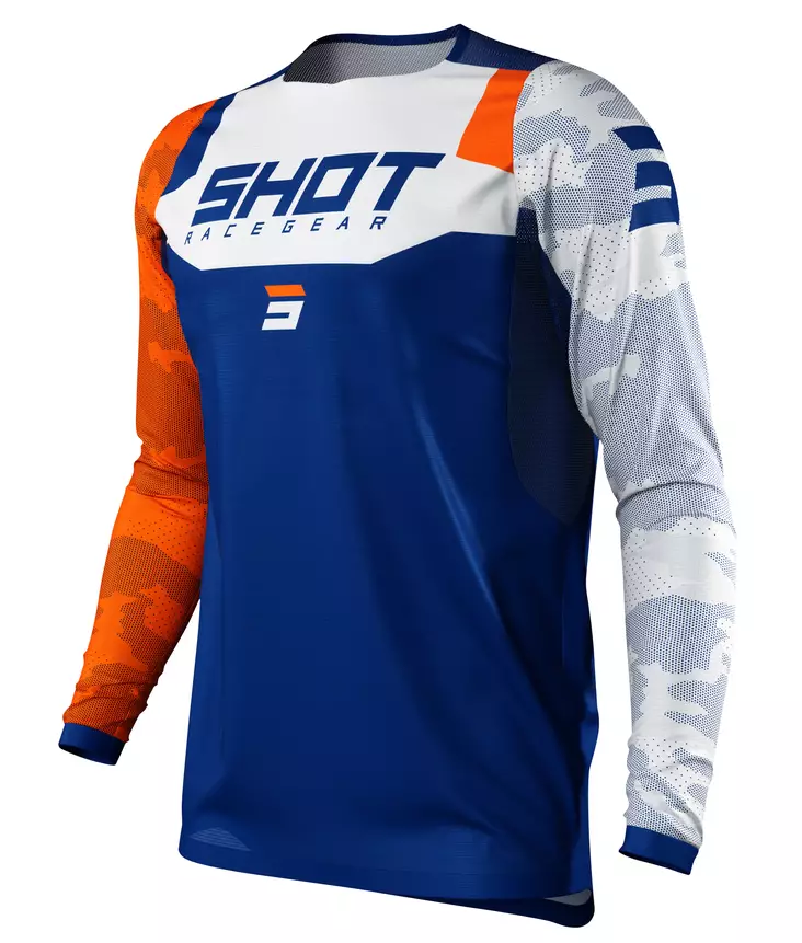 SHOT Paita Camo Oranssi - Crossipaidat - 611-2249-1 - 1